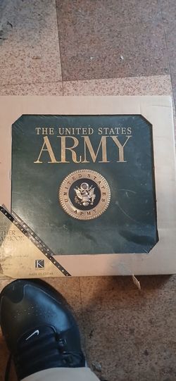 Genuine Bonded Leather United States Army Scrapbook