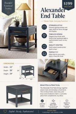 Alexander End table