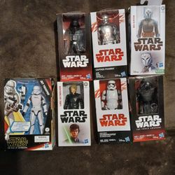Starwars Figures Unopened 