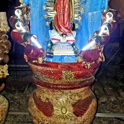Fuente Virgen LED 