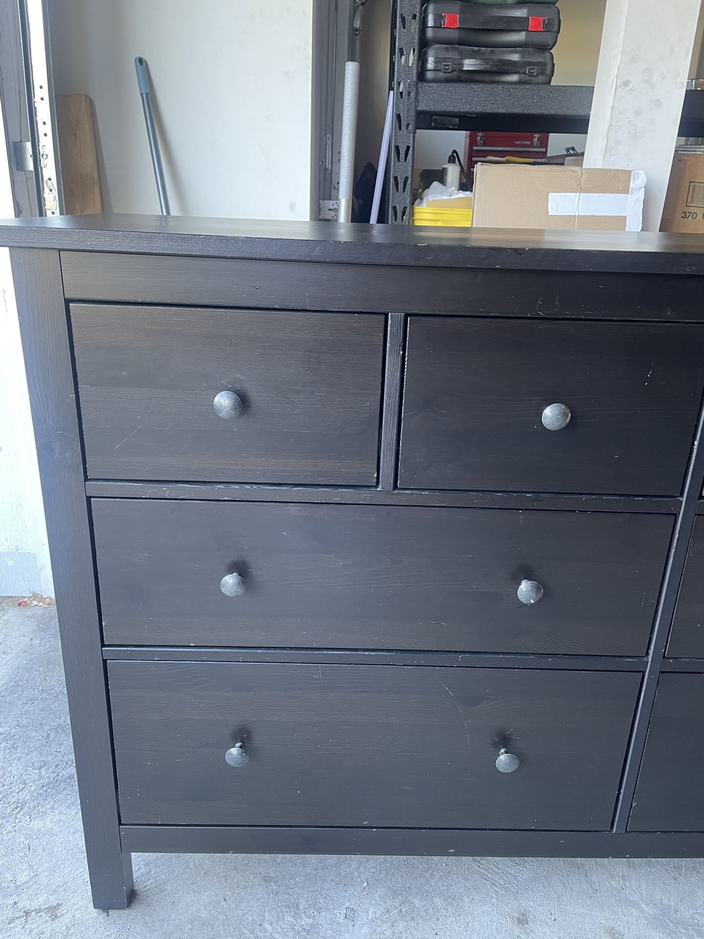hemnes 8 drawer dresser grey brown Storkcraft Horizon 6-Drawer Double Dresser main image 0