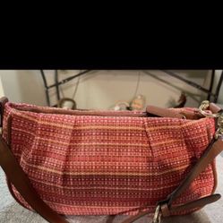 CA. CALVIN KLEIN RAFFIA PURSE/HANDBAG. NOT USED. 