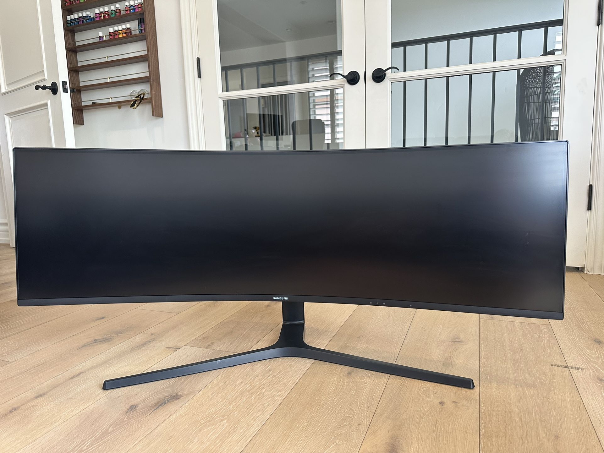 Samsung 49” Curved Dual QHD Computer Monitor, USB-C, DisplayPort, HDMI, 120Hz