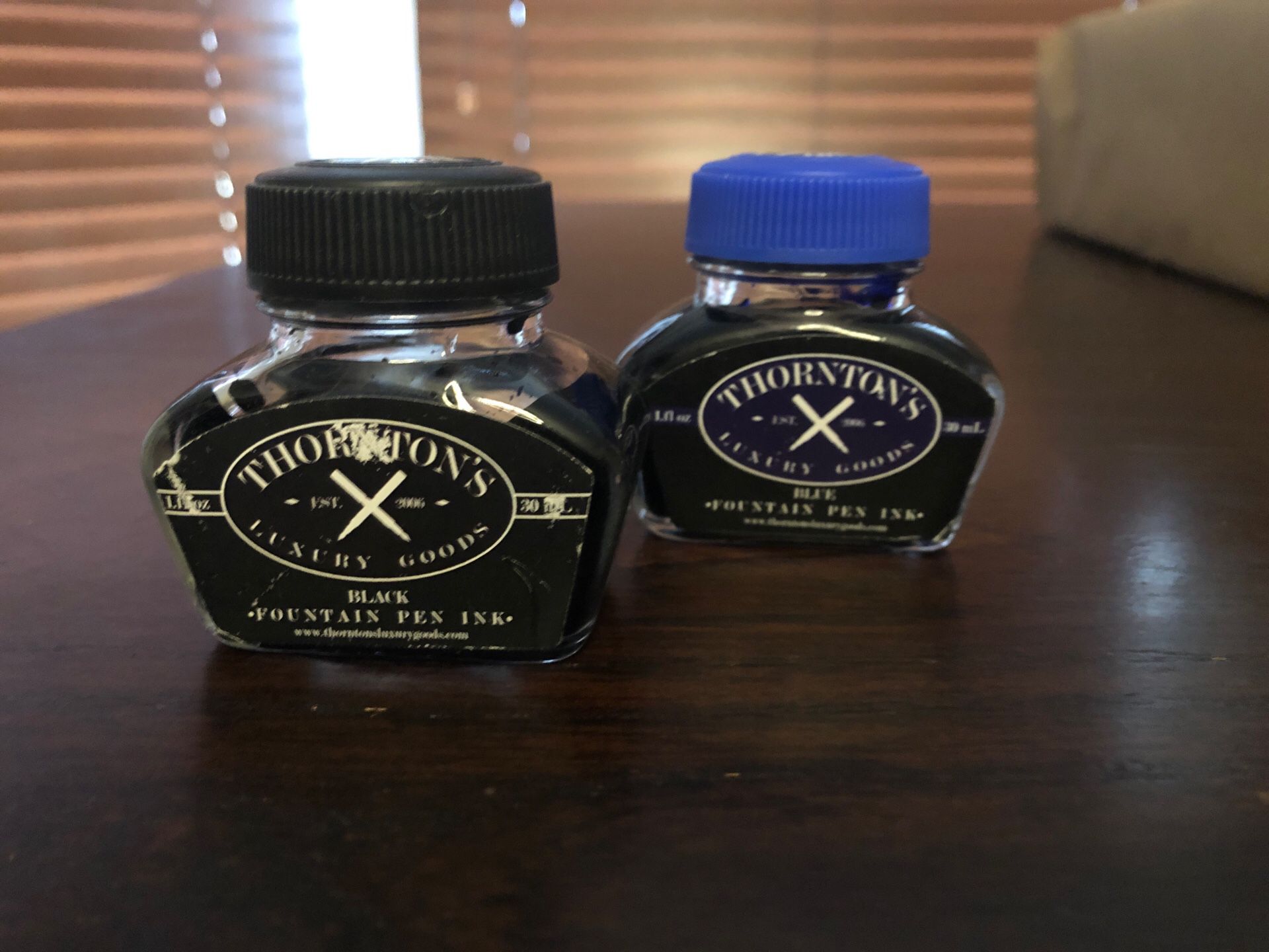 Thornton’s Fountain Pen Ink Blue and Black