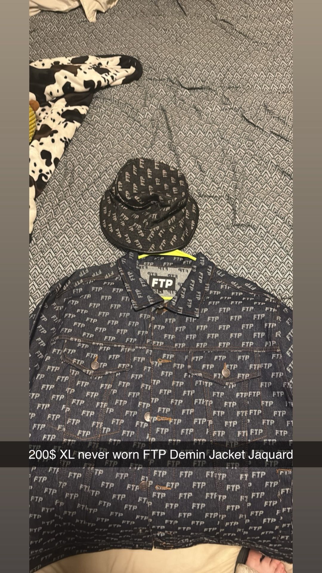 FTP Jaquard Jacket Never Worn Size XL