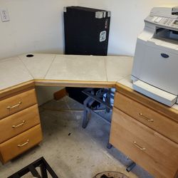 Corner Office Desk