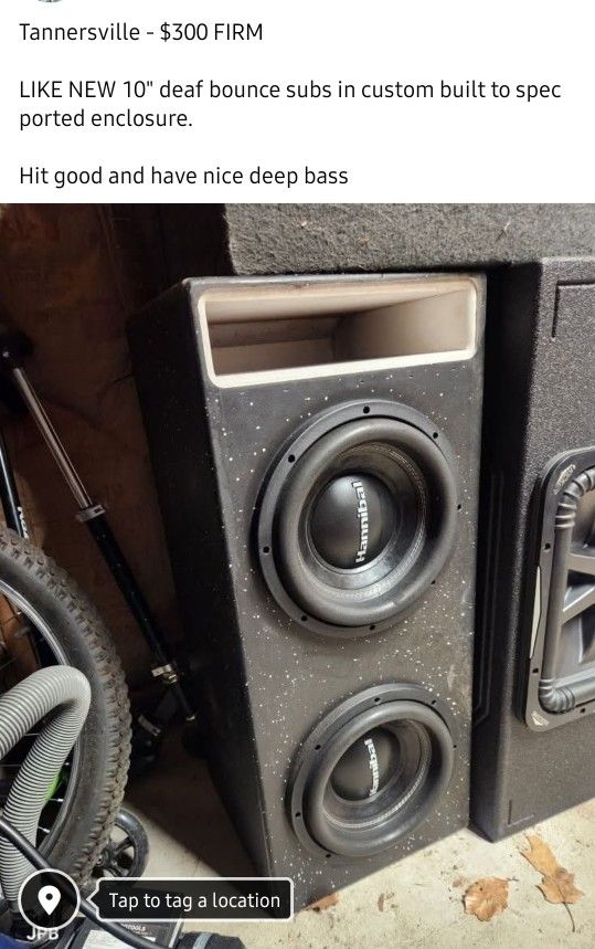 Deaf Bounce 10" Subs In Custom Box