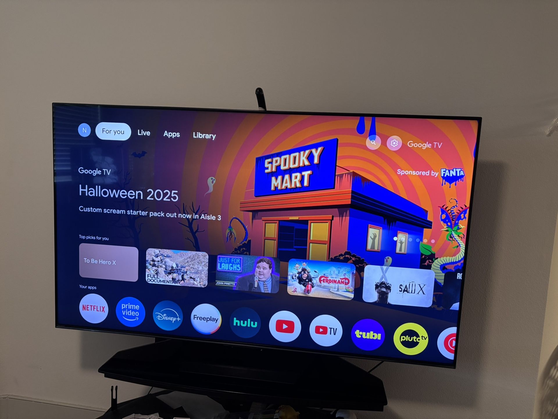 65” TV