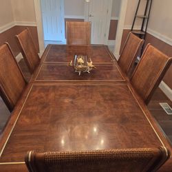 Dining Table With 6 Chairs And China Cabnet