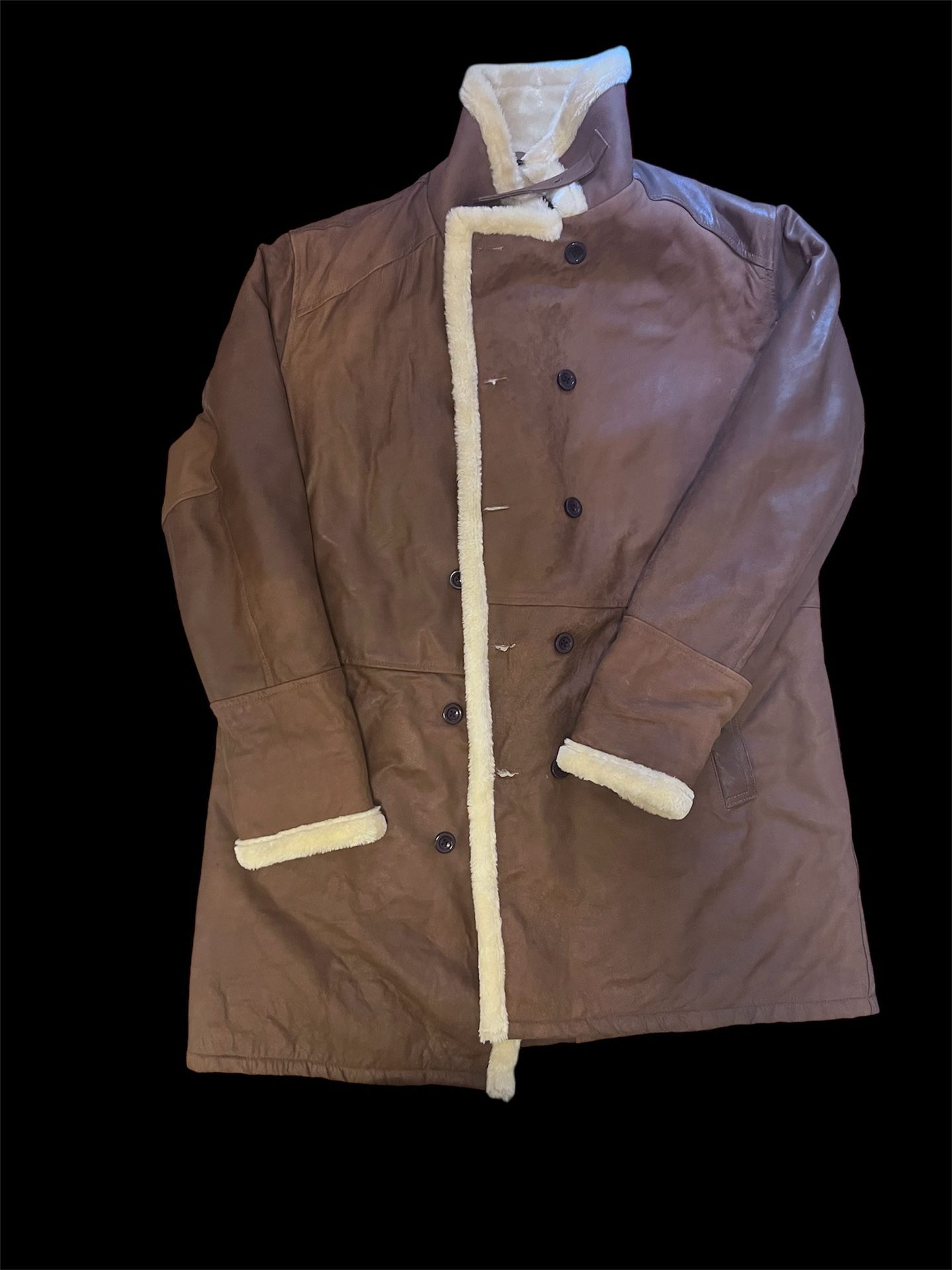 Genuine Leather Jacket (Faux Fur lining)