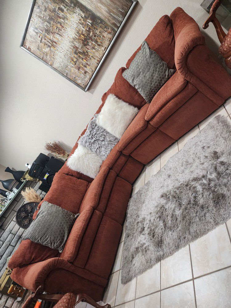 Manual Recliners Sofa Sectional Couch LA-Z-BOY Like New In Perfect Condition FREE DELIVERY 🚚 