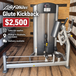 Life Fitness Signature Series Glute Kickback Machine | 190 LB Stack | Commercial Gym Equipment