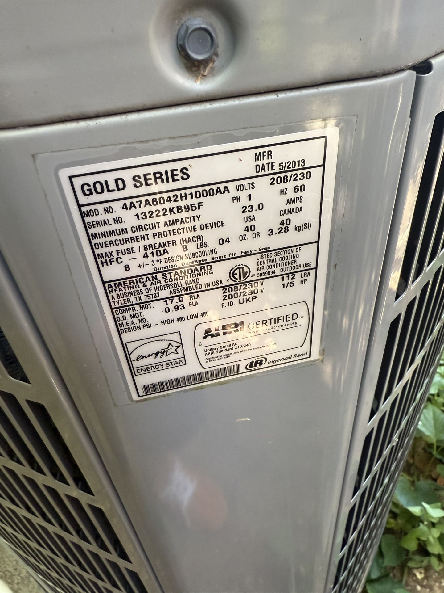 Outside Ac Unit