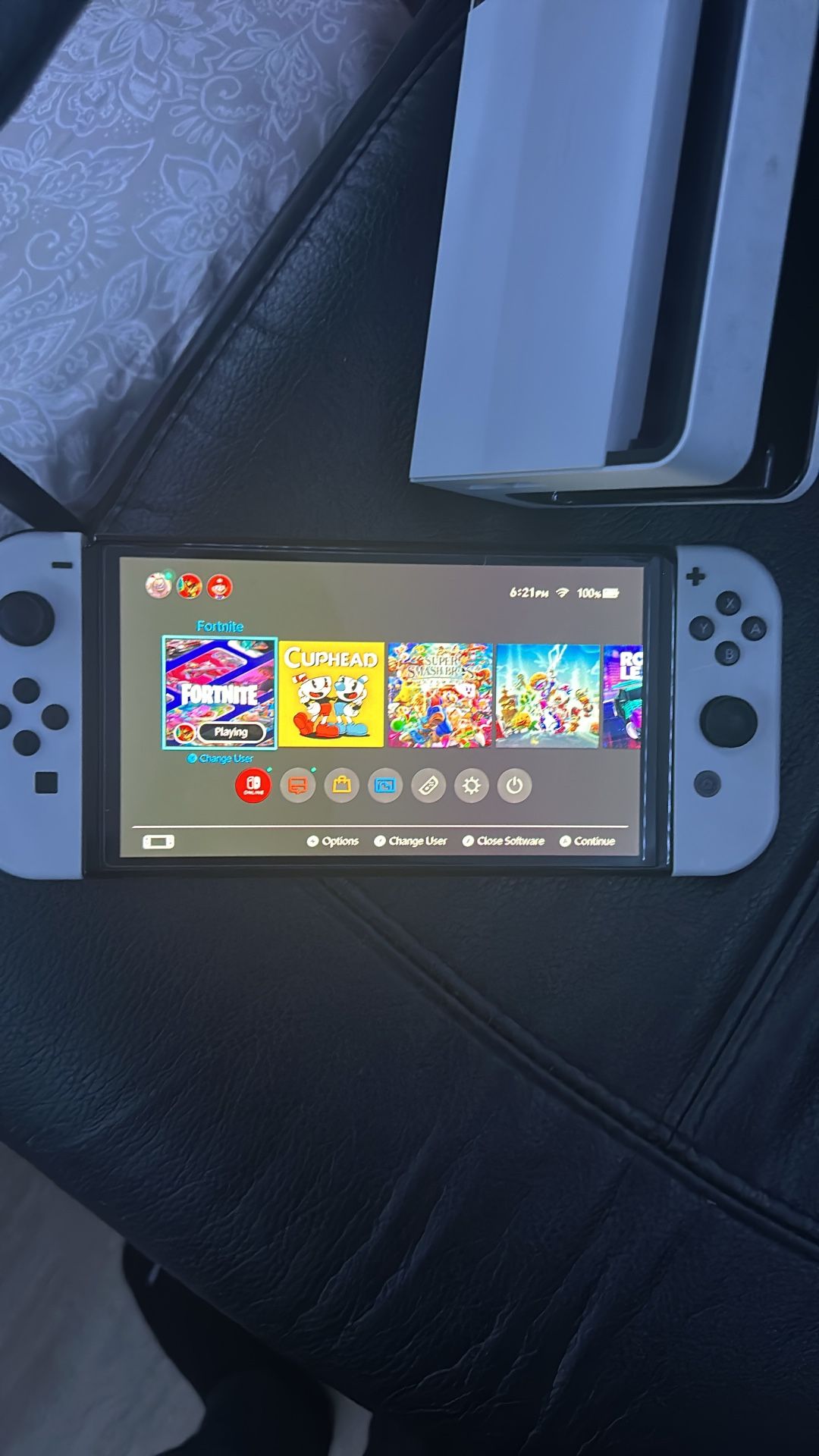 Nintendo Switch Oled + Some Games And A Ton Of Accessories Plus A 512 Gig SdOBO)