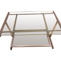 Crate And Barrel Glass Top Desk