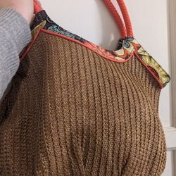 Vera Bradley Straw Bag 