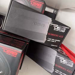 Ds18 4 channel amp 3600wt new