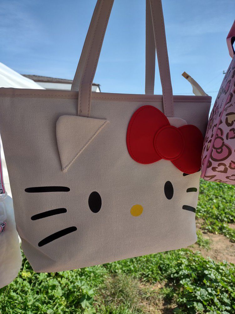 Hello Kitty Tote Bag $25 Canvas Heavy Duty 