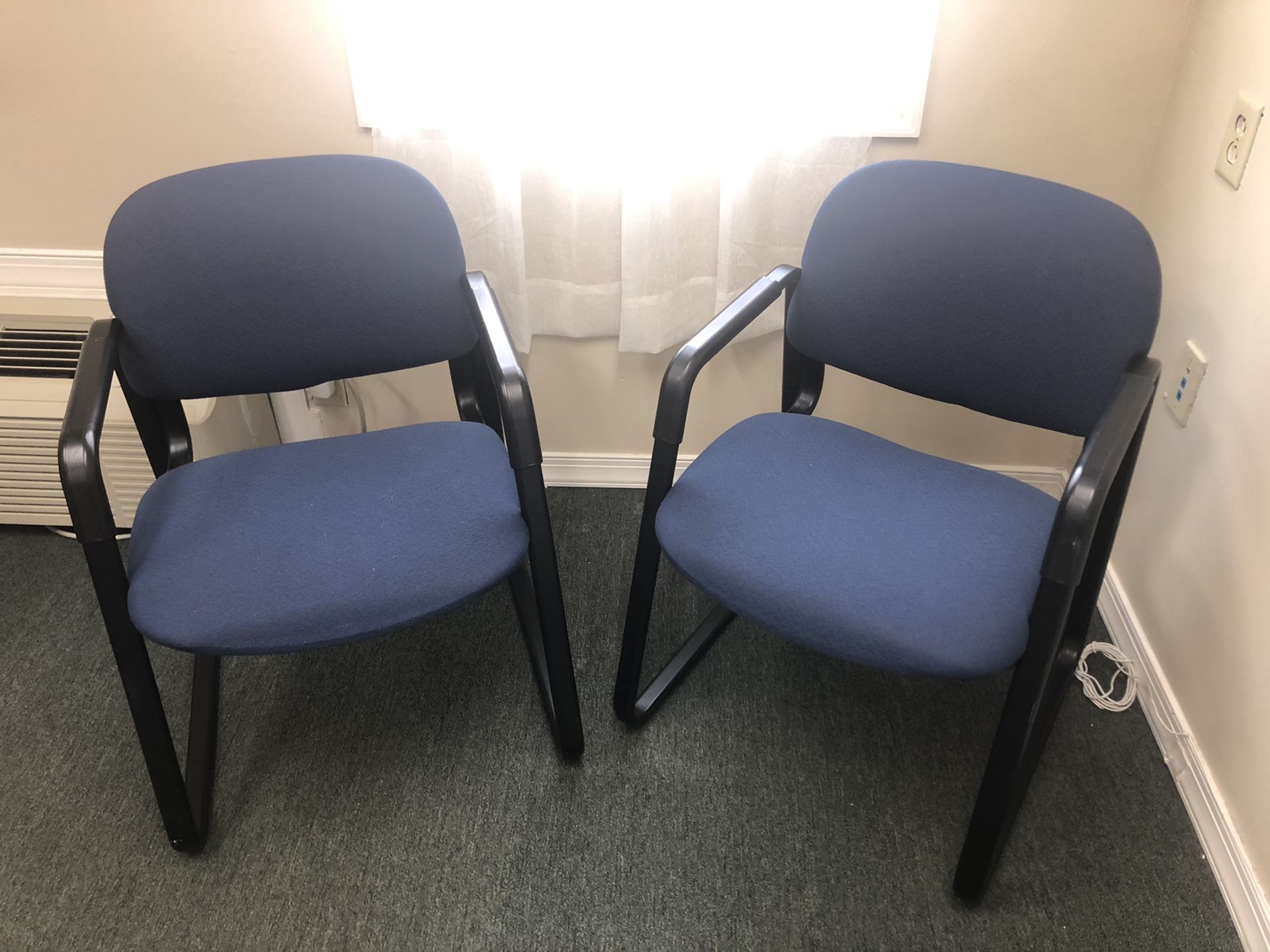 Blue OFFICE CHAIRS - set of 2 or 4