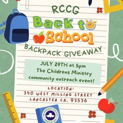 Backpack Giveaway 