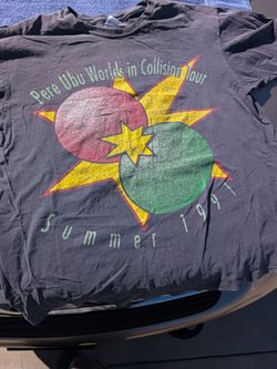 Vintage 1991 Pere Ubu Worlds in Collision Tour T-Shirt – XL – $60 OBO