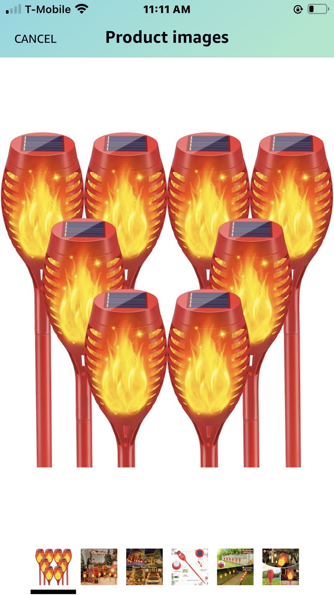 8pack Solar Lights Outdoor Waterproof, Mini Solar Torch Lights for Outdoor Decor, LED Flickering Flames Solar Garden Decor for Outside, Solar Powered