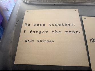 Home decor metal sign