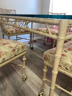 Dining room glass table