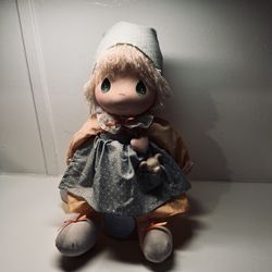 Precious Moments Cloth Doll Original Stand And Locket 14” Plush