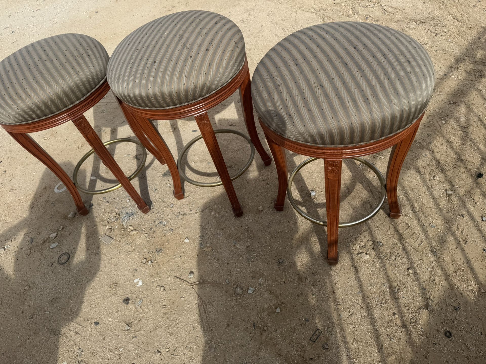 3 Vintage Regal Bar Stools