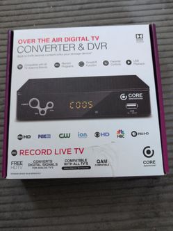 Digital TV and DVR satellite converter box