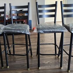 Four Bar Stool Chairs
