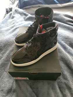 W Air Jordan 1 Rebel XX Black Patent