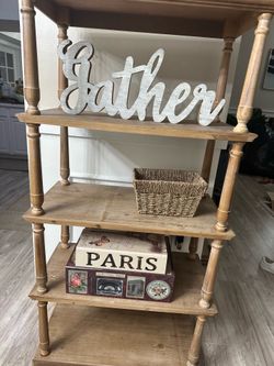 Wooden shelf like new