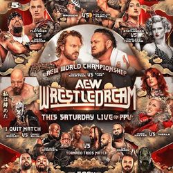 Aew Wrestledream 2025 With Countdown W/dvd Sleeve 2 Disc Dvd