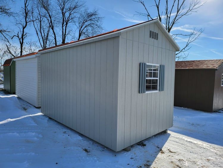 8x14 A-Frame Garage With Roll Up Door! Finance For $91/Month! Buy Outright For $4,396!