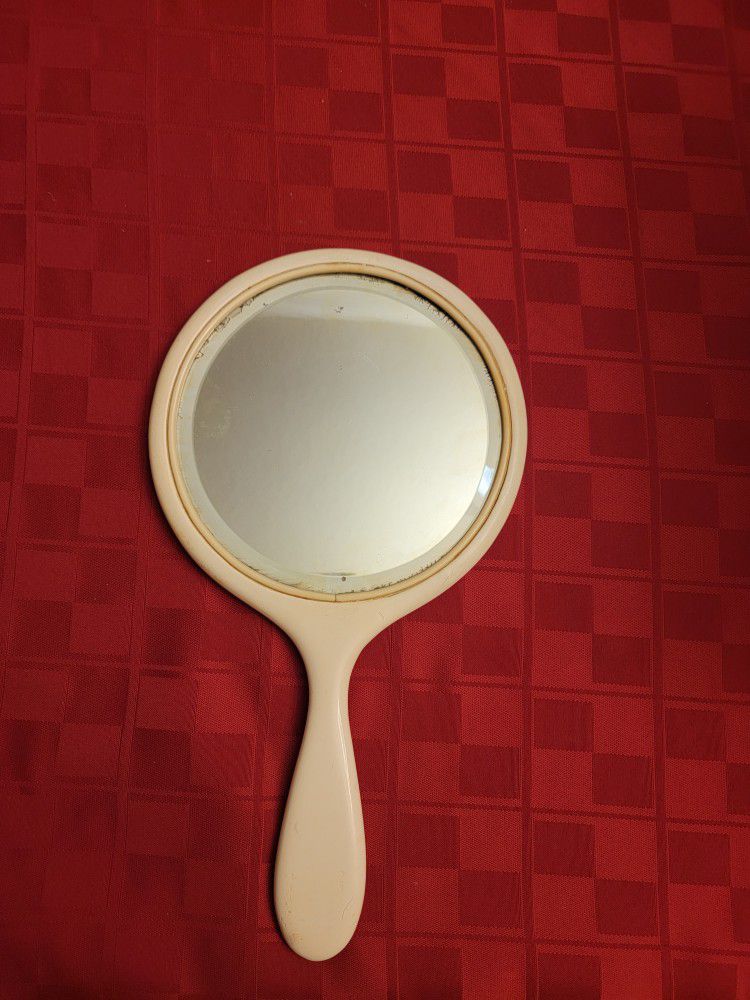 Vintage Bakelite Hand Mirror