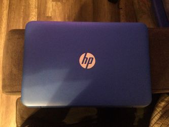HP laptop Blue with charging cable $140