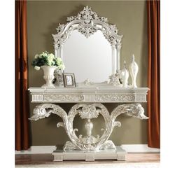 Console Table with Mirror, Great Condition
