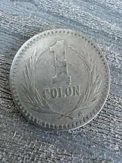 1 Colón El Salvador  Coin