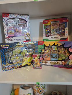 Sealed Pokémon products Ascended Heroes, 151, Crown Zenith
