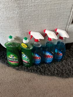 Windex and Palmolive Soap