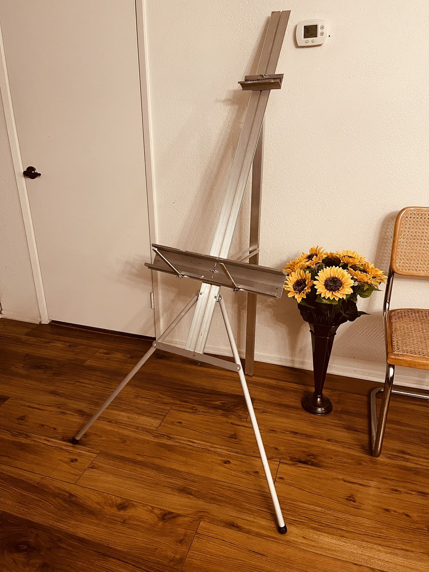 Easel Stand Stanrite Studio Aluminum Holds Up To 4 Ft Canvas  Super Light 