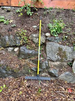 The Groundskeeper II Rake – 55" Fiberglass Handle, 21" Head