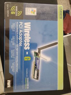 LINKSYS WIRELESS PCI NETWORK CARD FOR DESKTOP COMPUTER BRAND NEW 🆕 IN THE BOX