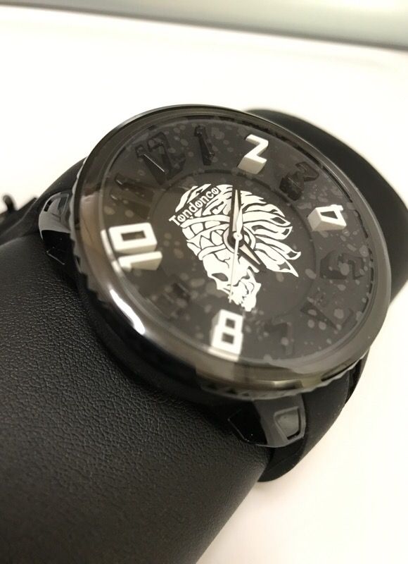 Tendence Apache Skull Hydrogen Black White Watch Electronics & Media