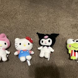 Hello kitty And Friends Plushies 