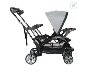 Sit n stand double stroller