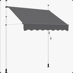 Awning Cover Canopy Grey New