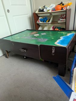Train table with 2 drawers , Imaginarium 49"x33 "